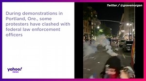 Portland protesters clash with federal law enforcement officers