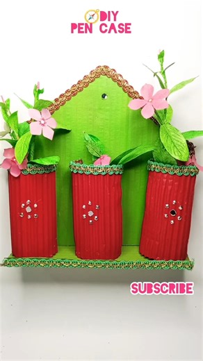 DIY Pen case and Key holder | How to make Key holder #diy #trending #viralshorts