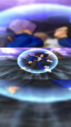Trunks and Vegeta fuse | DBZ BT3 #dragonball #dbz #vegeta #bt3 #dbzbt3gameplay #shorts