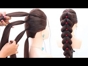 How To: Pull Through Braid | Easy Braid Hairstyle | Hairstyle For Girls