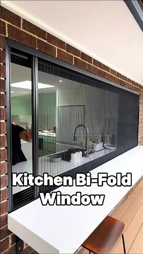 Kitchen Bi-Fold Window#windowdesign #aluminiumwindows #architecture #homerenovation #homedecor