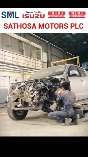 Brings vehicles to life. Sathosa Motors PLC #SathosaMotors #ISUZU #BodyandPaint | Sathosa Motors PLC