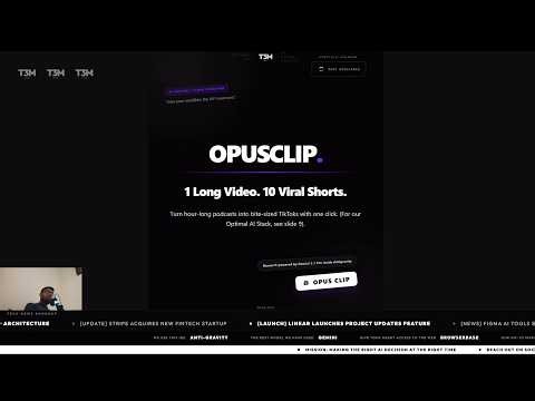 The Optimal AI Clipping Stack for Solopreneurs & Micro Businesses| T3M tech stack