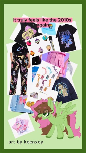 FlowerShock on Instagram: "Hot Topic My Little Pony merch!! I think about old Hot Topic so much it’s so nice to see My Little Pony merch in the mall again. The resurgence of MLP has been so interesting to see, tons of big brands releasing MLP merch was not on my bingo card but it is a welcome surprise. Extra points to you if you know what episodes the sound effects are from. Art by @keenxey . . . . . . . . . . . . . . . . . . . . . . Tags: #mlp #mlpfim #mlpg4 #mlpg5 #mlpcollector #mlpcollection 