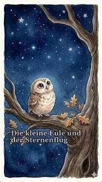 Die kleine Eule und der Sternenflug - Gute-Nacht-Geschichte #fürdich #vorlesenfürkinder #kinderbuch