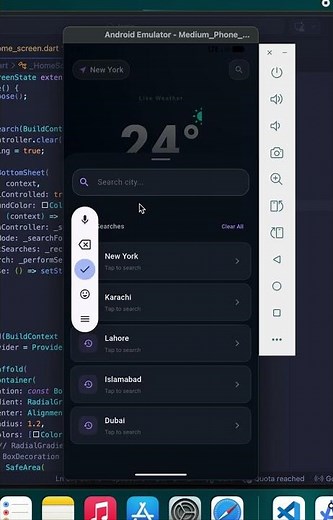 Flutter Weather App with Glass Morphism UI | AERIS App Demo | CodeWithAamir #WeatherApp #flutter