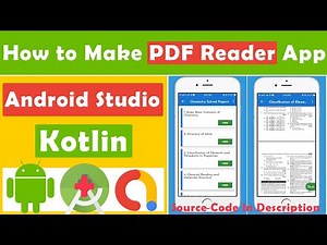 How to make Pdf Reader App | Show pdf file from storage | Android Studio | Kotlin