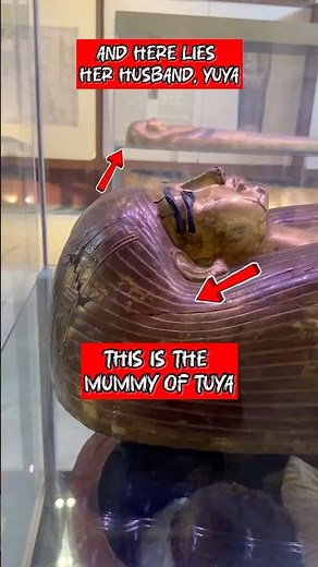 The Eternal Love of Yuya and Tuya #tutankhamun #egyptianmuseum #pyramidsofegypt #history #egipt