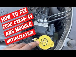 HOW TO FIX CODE C2200-49 ON 2012 DODGE CHARGER 3.6L ENGINE PART 2