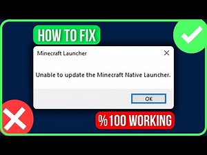 How to Fix Unable to Update Minecraft Native Launcher (Easy Guide)