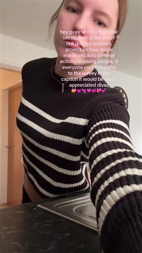 Does crime-related social media shape youths attitudes towards crime? – Fill in form (https://forms.cloud.microsoft/Pages/ResponsePage.aspx?id=l4EKSYN7EE-JuYMYm-ODXumdjcXUL81HqubywideN8pUNVdHRTlUS1hKVDBVRkRYVUVWTjBLTjBTVi4u) thanks in advance guys xxxx #fyp #foryou #foryoupage #uni #universityofhull