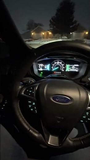 Driver Entry Night 2017 Ford Fusion Sport