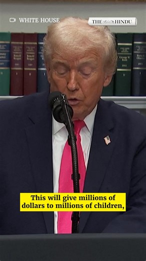 Computer tycoon Michael Dell and his wife Susan said Tuesday they were giving $6.25 billion to children's trust funds under a scheme set up by US President Donald Trump. https://trib.al/75ZcVO9 | The Hindu