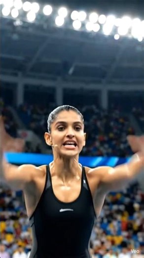Fearless Diving Queen 🏊‍♀️🔥 | Amazing Acrobat Pool Dive Performance | #shorts