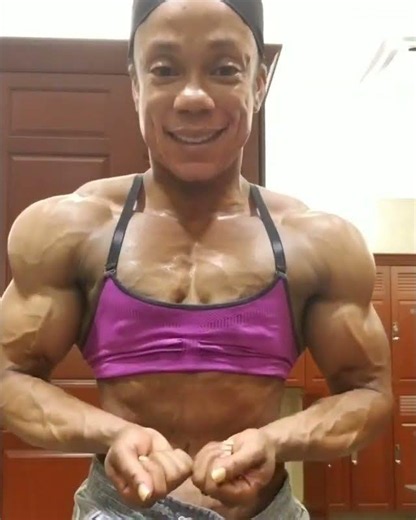 Shredded and Strong: Ultimate Female Bodybuilder Posing!