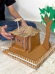 19th Centure Village Hut diy 😱 #diy #hut #village #huts | Craft Engineer