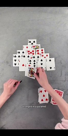 Here’s how to play Pyramid Solitaire #solitaired #solitaire #cardgames