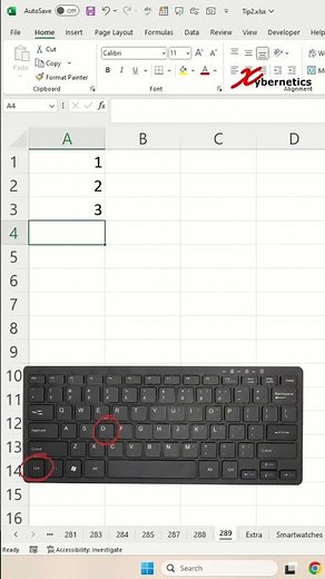 Add Sequence Of Number Without Using Mouse - Excel Tips and Tricks