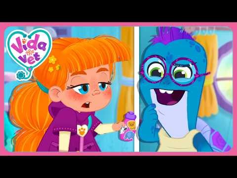 Vida Helps Tidbit with his Sunburn 🌞 | Full Episodes | Vida the Vet 🩺 | Cartoons for Kids
