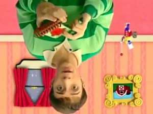 Blue's clues how to draw a marching toy (upside down)