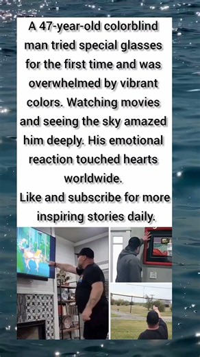 Colorblind Man Sees Colors for the First Time 😭❤️ | Emotional Reaction #shorts
