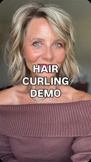 Kimberly Weimer on Instagram: "I’m having so much fun with this sassy bob-style haircut! some layers and face framing can do wonders! I am using a 1 inch barrel curling iron set at 340°. for instructions from my stylist, plus my favorite products COMMENT HAIR 👇🏻 save this for future use! And follow me for more easy over 50 beauty tips! #haircut #curling #hairstyle #bob #matureskinmakeup #over50 #midlife #over50makeup #simplebeauty"