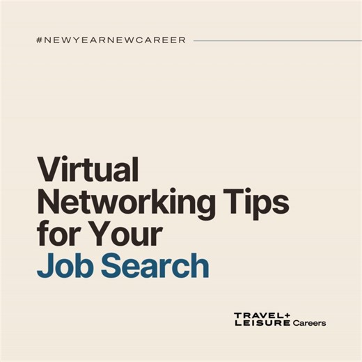 Elevate your interview game and job search strategies by exploring our virtual networking tips! Supercharge your job hunt by first mastering how to make meaningful connections. Get ready to conquer the year with confidence! #NewYearNewCareer #2024NewCareer #LifeatTNL | Travel + Leisure Co. | Facebook