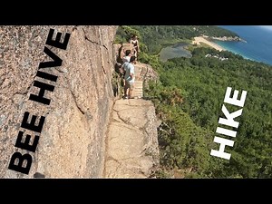 Scariest Hike Beehive trail - Acadia National Park Maine | Full 4k Video Must Watch!!