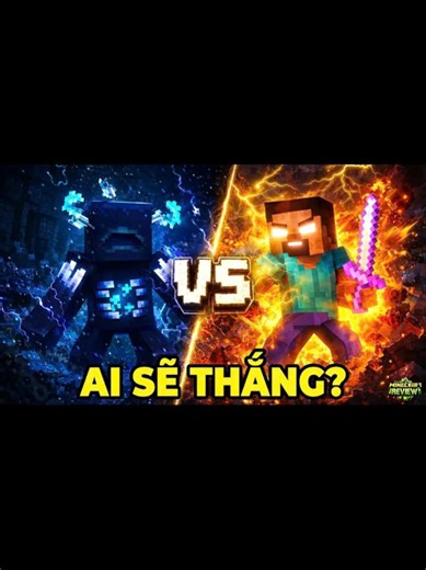 Minecraft warden vs herobrine ai sẽ thắng p1#mc #minecraft