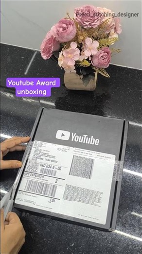 Finally🥳My YouTube Silver Play Button Unboxing | Dream Come True😊 #silverplaybutton #youtubeaward