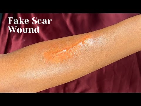 How to Create a Realistic Scar using Scar Wax| Fake Scar wound | Special effect Makeup| SFX Makeup