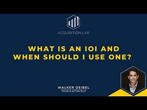 What Is an IOI, and When Should I Use One?