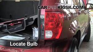 Reverse Light Replacement 2007 Suzuki XL-7 3.6L V6