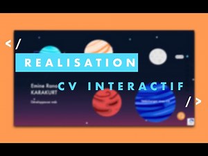 Réalisation d’un CV interactif de développeur web