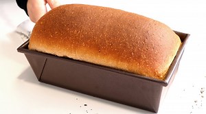 Make Soft and Delicious No-Knead Milk Loaf Bread