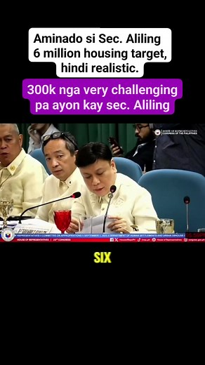 534K views · 10K reactions | Mula 6 Million na pabahay sa loob ng anim na taon bumaba sa 300 Thousand na lang ang target. Mismong si Sec. Aliling umamin: ‘THAT TARGET is just NOT REALISTIC.’ | Angel Ghang Baga | Facebook