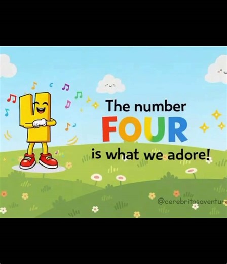Divirtiéndonos con el Número 4 en Inglés