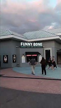 Walking Into The Funny Bone Comedy Club In Orlando, Florida