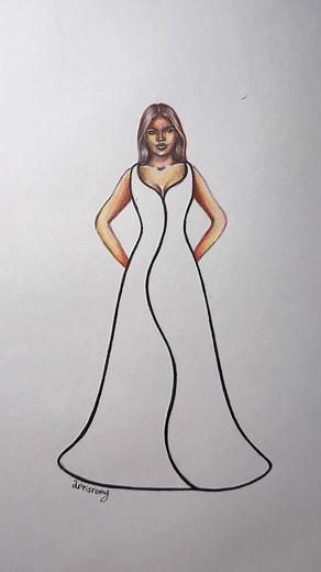 2.9M views · 13K reactions | Using a Paint Roller with Acrylics to Create a Beautiful Dress! ✨朗 | Gaspi - Artist Oh My God | Facebook