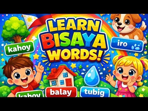 Learn Bisaya Words for Kids 🇵🇭 | Fun Filipino Vocabulary Song (Easy & Fast!