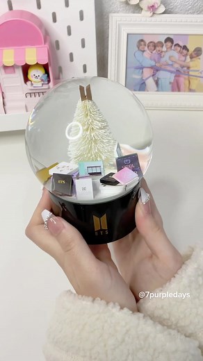 Aesthetic Snow Globe Unboxing | BTS Merch Collection