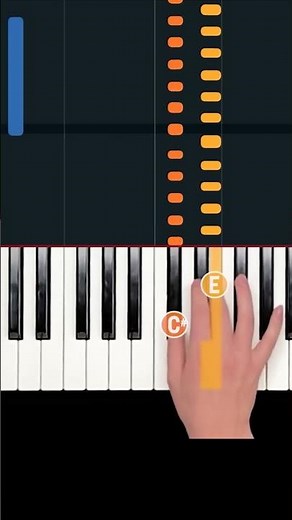 How to impress on piano in 35 seconds! (EASY) #shorts