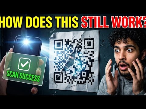 “Why QR Codes Work Even When Half Is Damaged?”