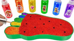 Satisfying Video l How to make Mixing Slime Foot into Bathtub | Kids Toy TV