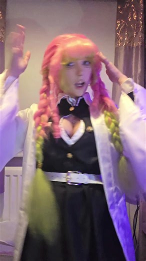 Adorable Mitsuri Dance from Demon Slayer Cosplay