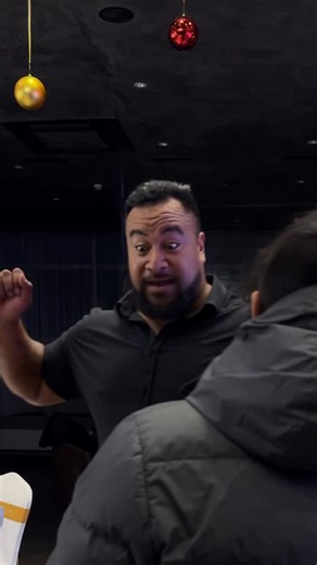 Eddie Williams - STRONGMAN on Instagram: "Please don’t hurt me @enkhorgilmma Just trying to practice my dance moves! #physicalasia #korea #netflix #mongolia"