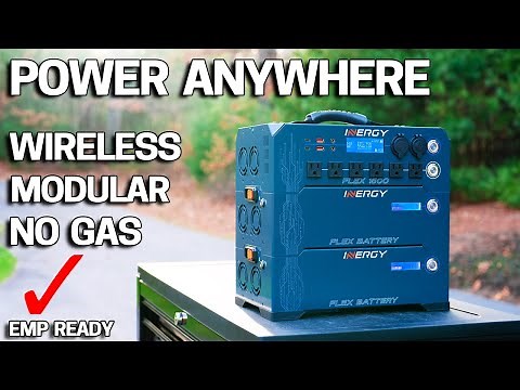 NO CABLES! INERGY FLEX 1500 Modular Solar Generator REVIEW