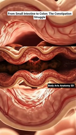 From Small Intestine to Colon: The Constipation Struggle | Gut Health | Body Arts Anatomy 3D