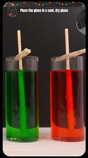 Waiting for December...making rock candy #xmascandy #christmas