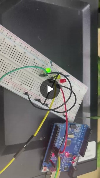 Arduino Traffic Light Project I’m Mayar, and I recently developed a traffic light system using Arduino. This project allowed me to combine electronics, programming, and problem-solving skills in a… | Mayar Rabie